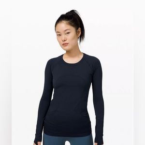 Lululemon Swiftly tech long sleeve True Navy Size 8
